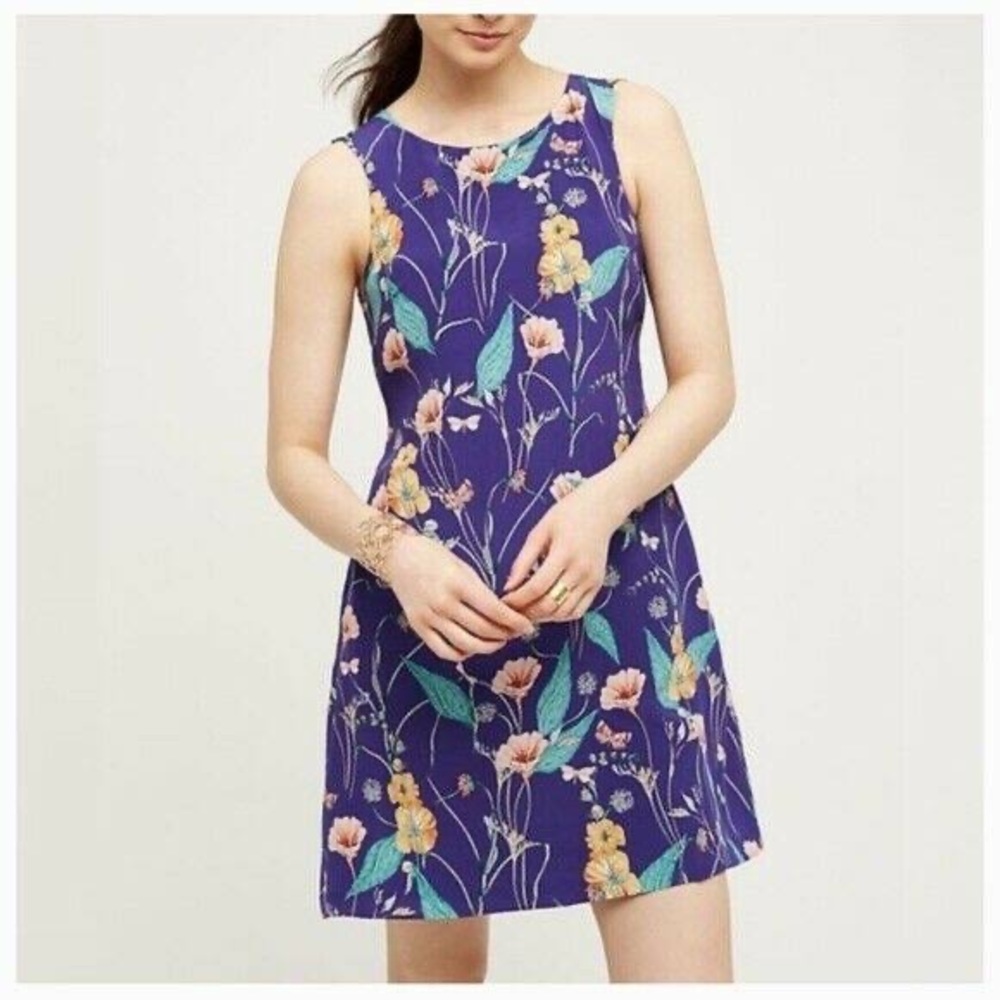 Anthropologie Hidden Isle Silk Butterfly Dress by HD in Paris